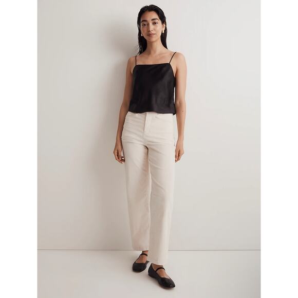 Madewell Pants - NWOT Madewell Emmett 2.0 Wide-Leg Pants in Corduroy Antique Cream Size 29